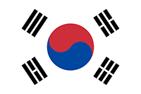 Bandera República de Corea