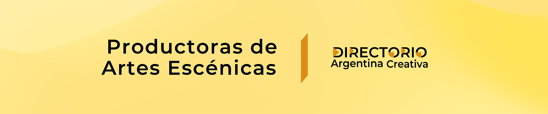 Encabezado productoras de artes escénicas