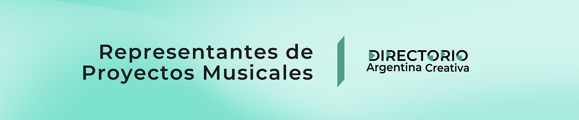 Directorio Argentina Creativa | Representantes de Proyectos Musicales