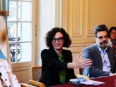 Secretaria de Relaciones Económicas Internacionales, Cecilia Todesca Bocco y presidente Ejecutivo de la AAICI, Juan Usandivaras