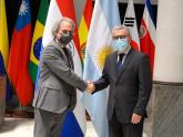 2.Secretario de Relaciones Exteriores argentino, Embajador Pablo Tettamanti, y Viceministro de Relaciones Exteriores de Paraguay