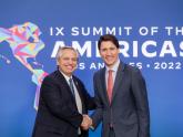 Alberto Fernández y Justin Trudeau