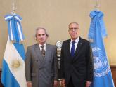 Tettamanti y el Director Regional de Oficina de las Naciones Unidas contra la Droga y el Delito