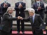 Canciller Cafiero, Presidente Fernández y Presidente Piñera