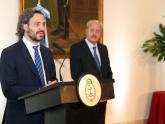 Canciller Cafiero y Guillermo Oliveri, Secretraio de Culto