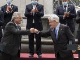 Canciller Cafiero, Presidente Fernández y Presidente Piñera