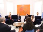 Canciller Cafiero en Italia