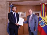Canciller Cafiero y Xavier Alfonso Monge Yoder 