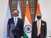 Cancilleres de la Argentina y la India