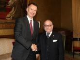 Jorge Faurie y Jeremy Hunt