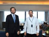 Bilaterales de canciller Cafiero 