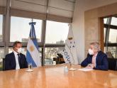 Canciller Felipe Solá y Daniel Scioli