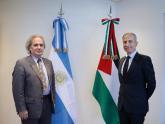 El vicecanciller Tettamanti y el embajador Abdel Wahed