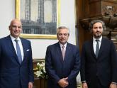 Visita oficial del canciller griego