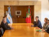 Meeting of Foreign Minister Mondino with the Ambassador of Portugal 