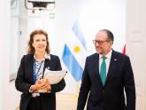 Mondino con su par de Austria, Alexander Schallenberg