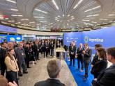 Presentación del sector nuclear argentino en el stand auspiciado por INVAP