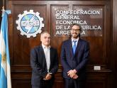 Canciller Cafiero se reunió con la CGERA para comercializar más productos argentinos hacia Brasil
