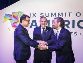El canciller Santiago Cafiero se reunió con sus pares de Brasil, Carlos França, y de Paraguay, Julio César Arriola