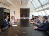 Sahores recibió ayer a la Representante Regional del Alto Comisionado para los Refugiados (ACNUR) para el Sur de América Latina