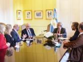 El presidente Alberto Fernández se reunió con Martin Schulz, titular de la Fundación Friedrich Ebert