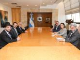 La Canciller Diana Mondino recibió a autoridades de la AMIA