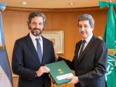 Cafiero recibió al embajador de Arabia Saudita