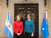 ARGENTINA - AUSTRALIA: REUNIÓN EN EL PALACIO SAN MARTÍN  