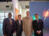 Visita guiada del cuerpo diplomático por la feria ArteBA