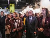Visita guiada del cuerpo diplomático por la feria ArteBA