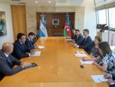 Meeting with the Ambassador of Azerbaijan to promote broad bilateral agenda.