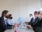 Canciller Cafiero en Ginebra