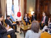 Cafiero recibió a su par de Japón, Yoshimasa Hayashi