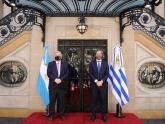 Cancilleres Cafiero y Bustillo