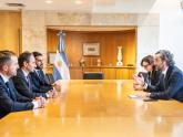 Cafiero y Todesca Bocco con Empresaros noruegos