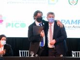 Canciller Cafiero y Gobernador Ziliotto