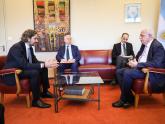 Canciller Cafiero con su par de Palestina