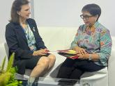 Mondino met with the Minister for Foreign Affairs of the Republic of Indonesia, Retno Marsudi