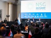 El canciller Cafiero inauguró la reunión plenaria del Grupo de Proveedores Nucleares, un foro internacional clave del sector nuc