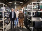 Cafiero recorrió las instalaciones de la PyME familiar Ñuke