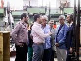 Cafiero recorrió la empresa metalúrgica FKC Furcon en Avellaneda
