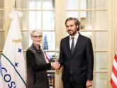 Cafiero y Wendy Sherman 