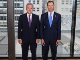 El Canciller Pablo Quirno mantuvo una reunión con John Jovanovic, CEO del Export-Import Bank de los Estados Unidos (EXIM Bank), una de las principales instituciones financieras públicas de ese país, en el Palacio Libertad.