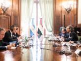 Cafiero recibió al canciller de Hungría