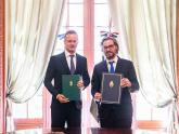 Cafiero recibió al canciller de Hungría