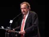 Jornada de debate académico sobre la Cuestión Malvinas en el auditorio de Casa de América, Madrid. Embajador Ricardo Alfonsín