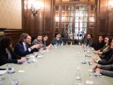 El canciller Cafiero recibió a empresas de alimentos que realizaron 850 reuniones de negocios en Brasil y Chile