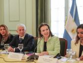 Foreign Minister Mondino and Minister of Justice Mariano Cúneo Libarona