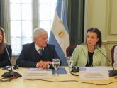 Foreign Minister Mondino and Minister of Justice Mariano Cúneo Libarona