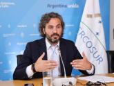 Canciller Cafiero: “Así como está el acuerdo UE- MERCOSUR es negativo y nos obligaría a restringir exportaciones”